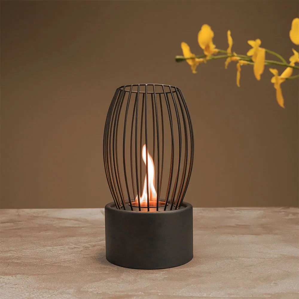Outdoor Fire Pit Freestanding Stove Mini Kamin Ethanol Tabletop Fireplace
