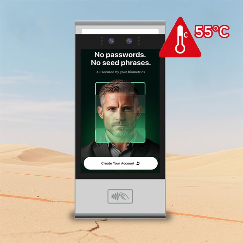 Suntek Heat-Resistant Biometric and Credential Reading Identity RFID Registration Device Smart Face Recognition Terminal