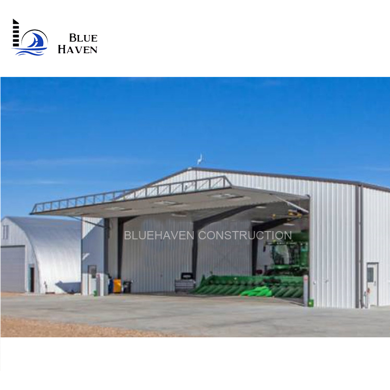 Flexible Design Prefab Structural Steel Constructed Aircraft Hangar