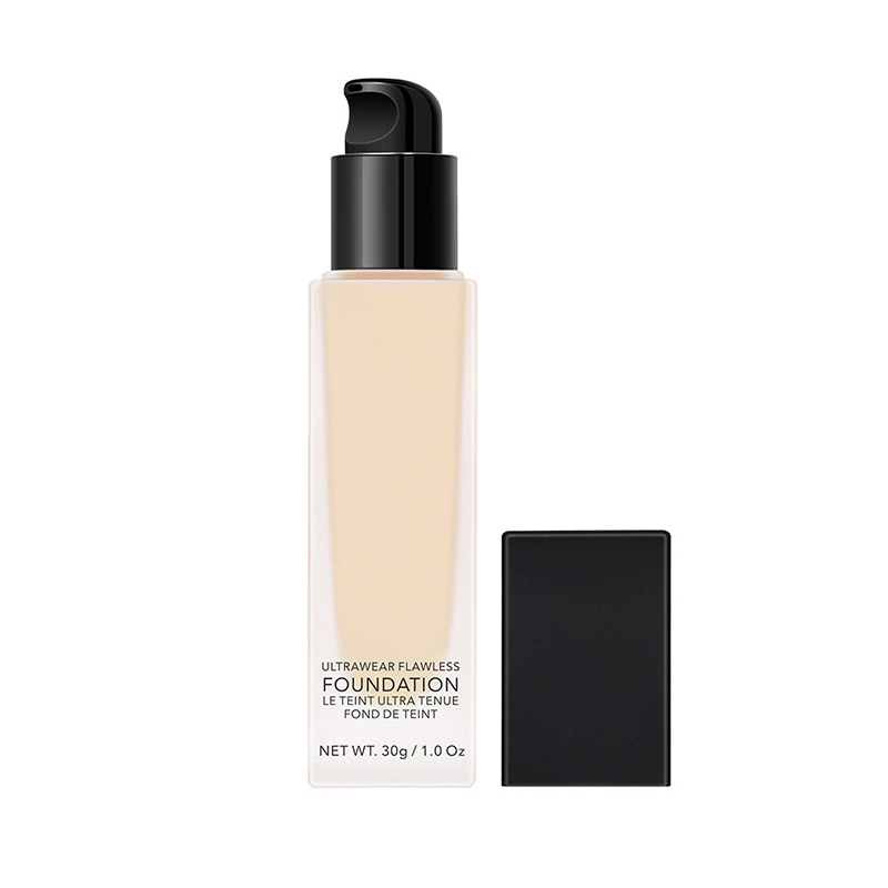 OEM Breathable Liquid Foundation High-Gloss Moisturizing Invisible Pores Natural Concealer Foundation