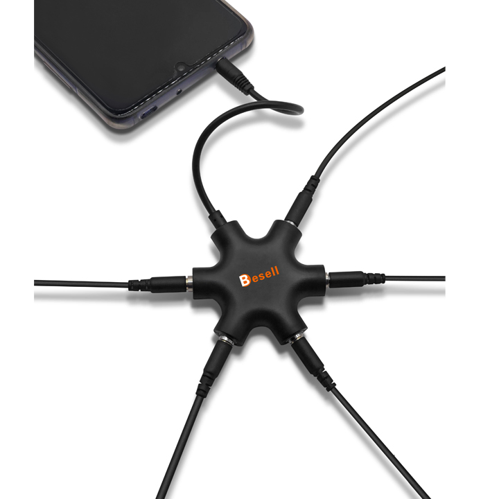 Разветвитель для наушников 3.5 мм Colorful