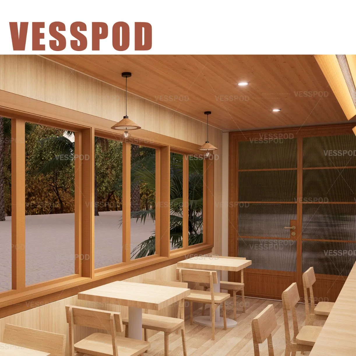 Container Bar Kitchen Cafe Container Coffee Shop 20 FT Container Restaurant