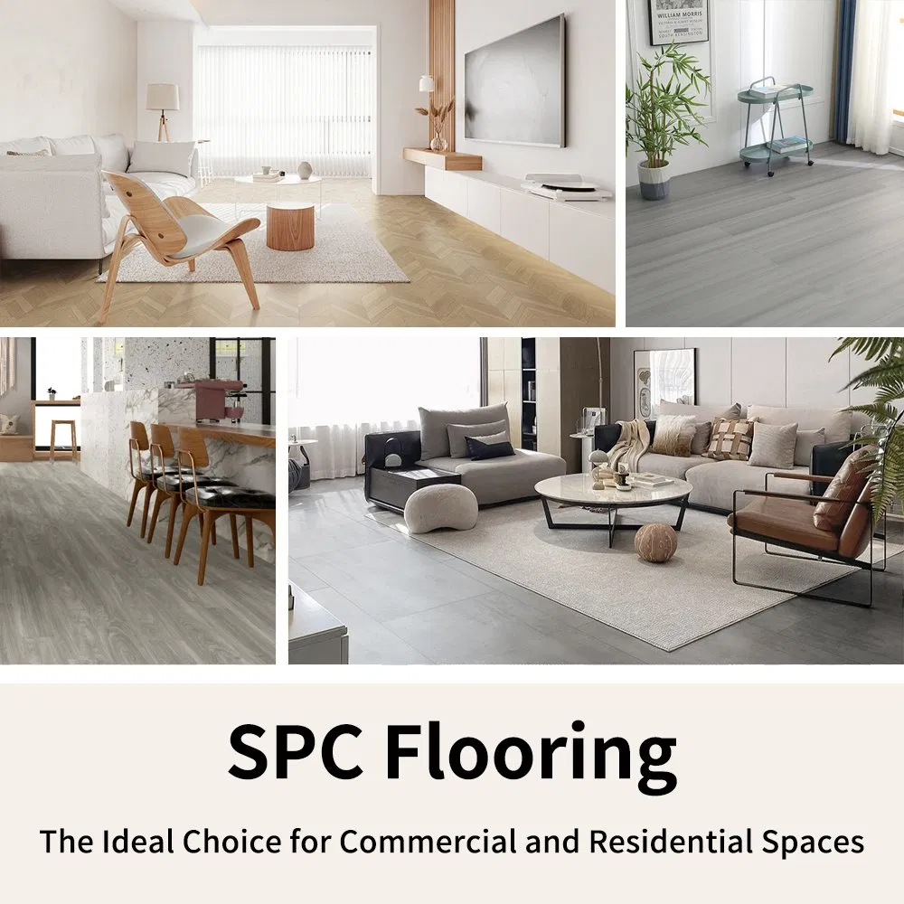 Водостойкий SPC ламинат 6мм, виниловые полы для гаража