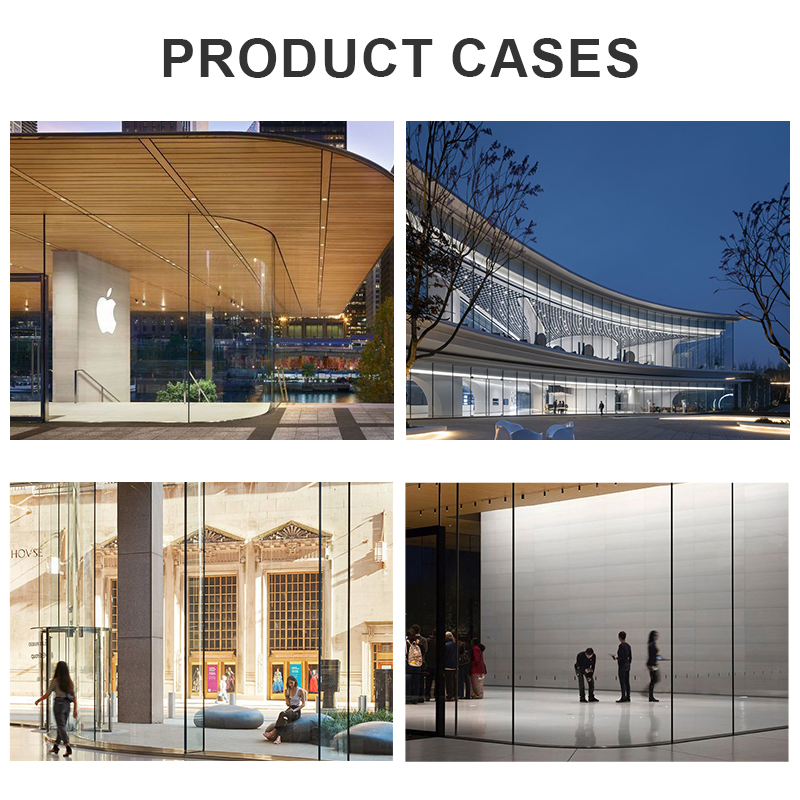 Full Glass Curtain Wall Aluminum Frame Curtain Wall