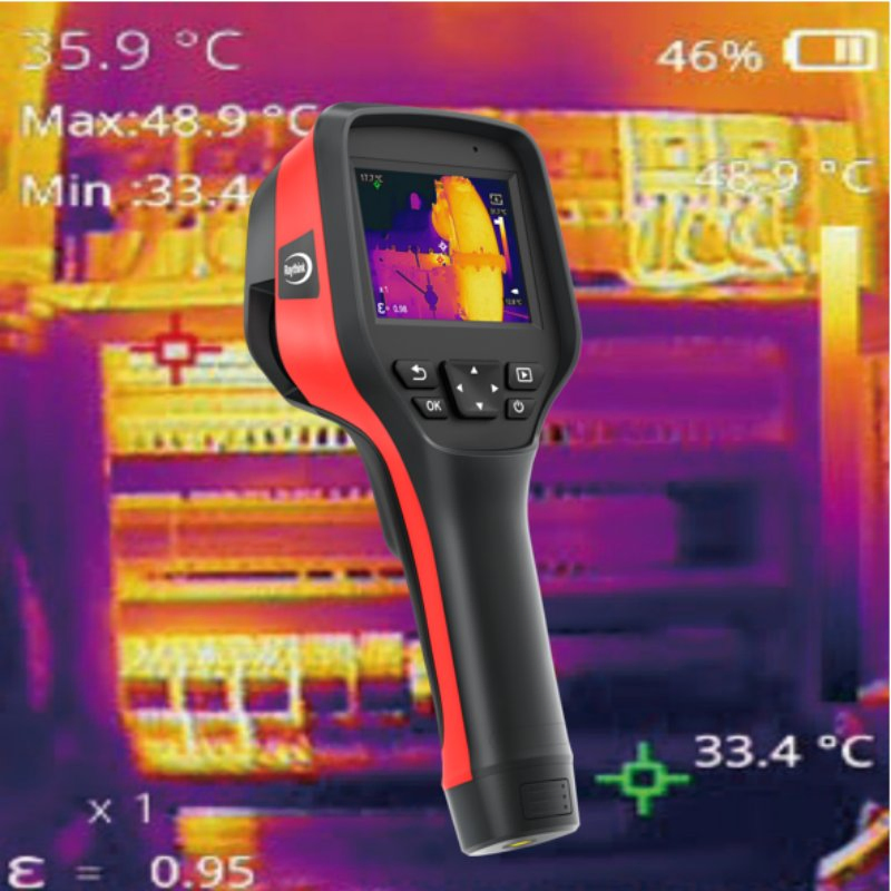 High Thermal Sensitivity Infrared Thermal Imaging Detector with Precise Temperature Measurement Algorithms
