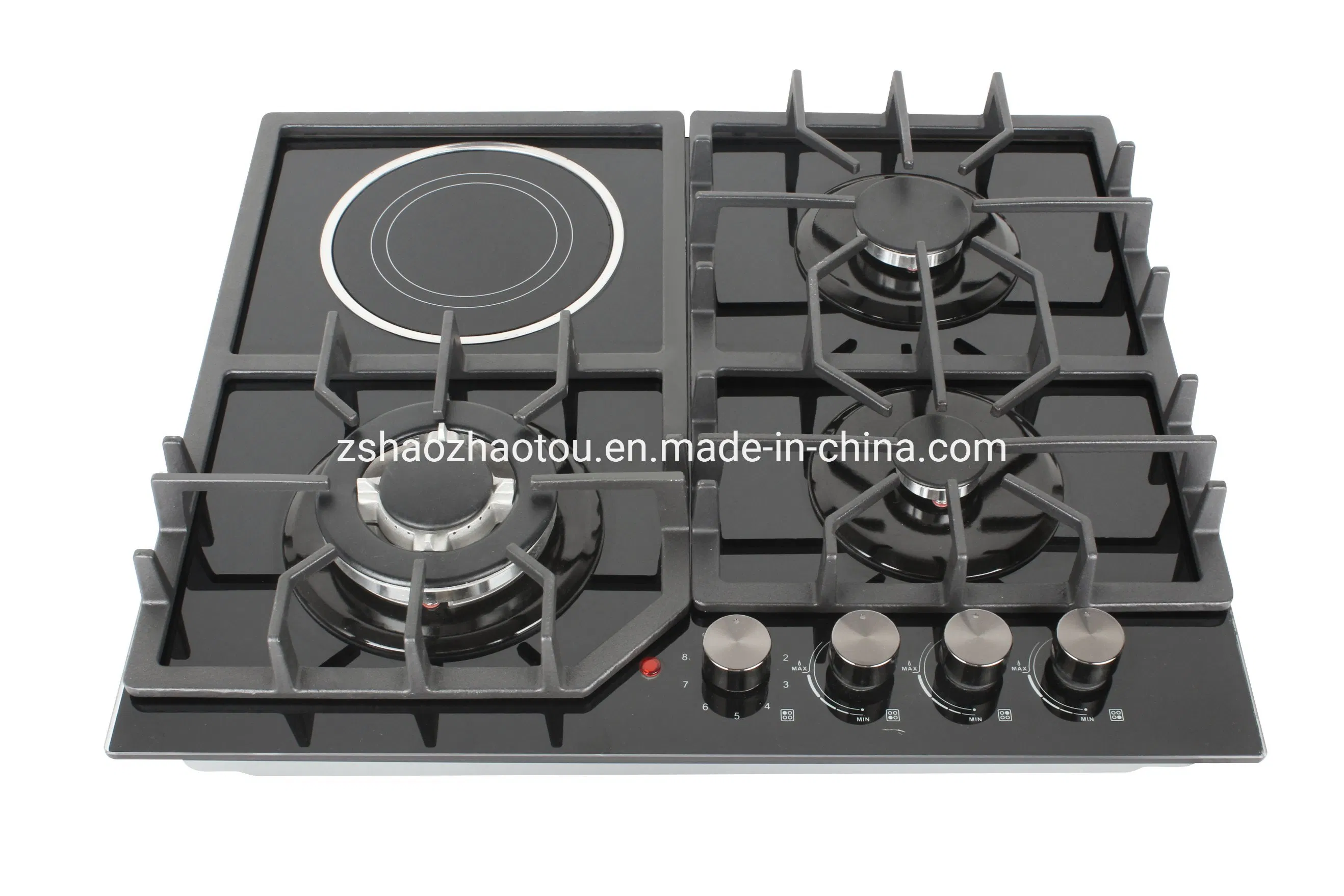 600mm Enamel Tabletop Gas Stove/ 4 Burners Glass Built in Gas Stove
