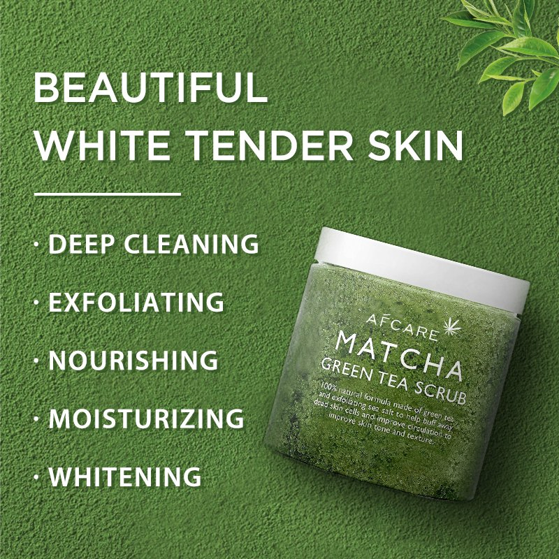 Private Label Salt Exfoliating Natural Sugar Scrub Body Care Organic Lemon Shea Butter Body Scrub