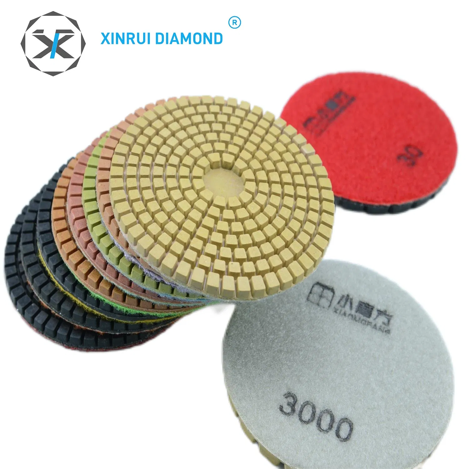 Premium 4-Inch Wet Diamond Polishing Pads for Stone