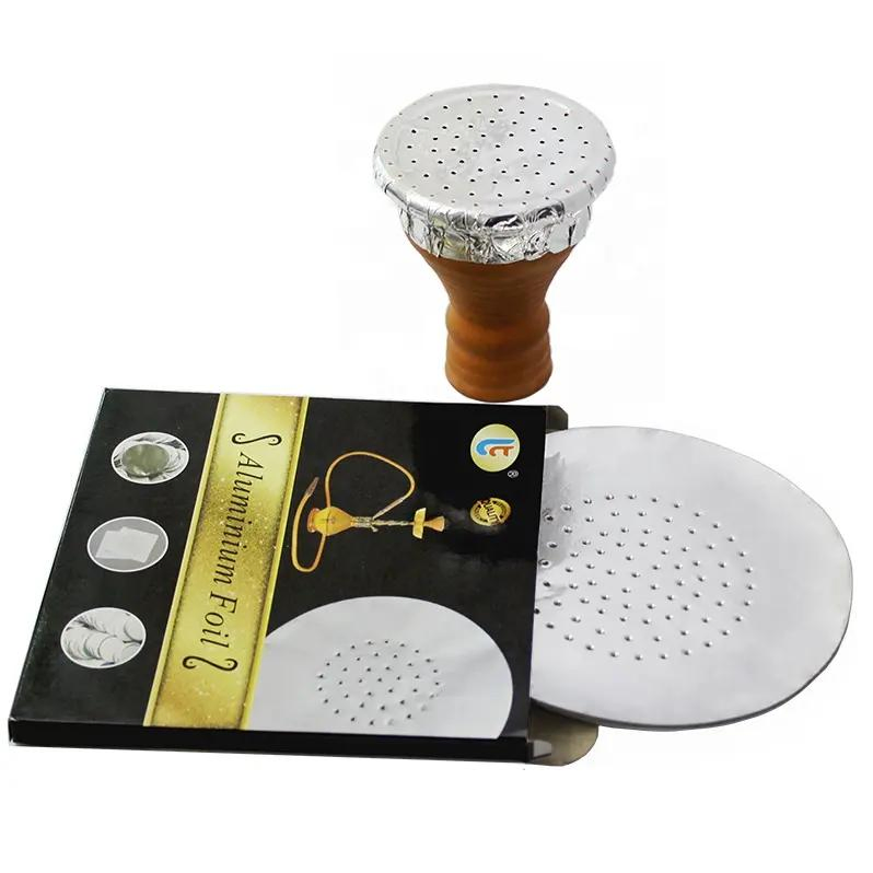 New Pre Poked Hookah Shisha Precut Hookah Foil for Smoking Thin Perforated Aluminum Foil Papers