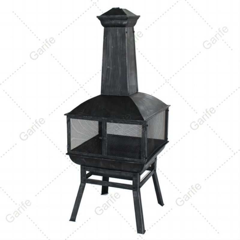 Hot Selling Garden Heater Patio Backyard Steel Chimenea Charcoal Outdoor Fire Pit with Chimney