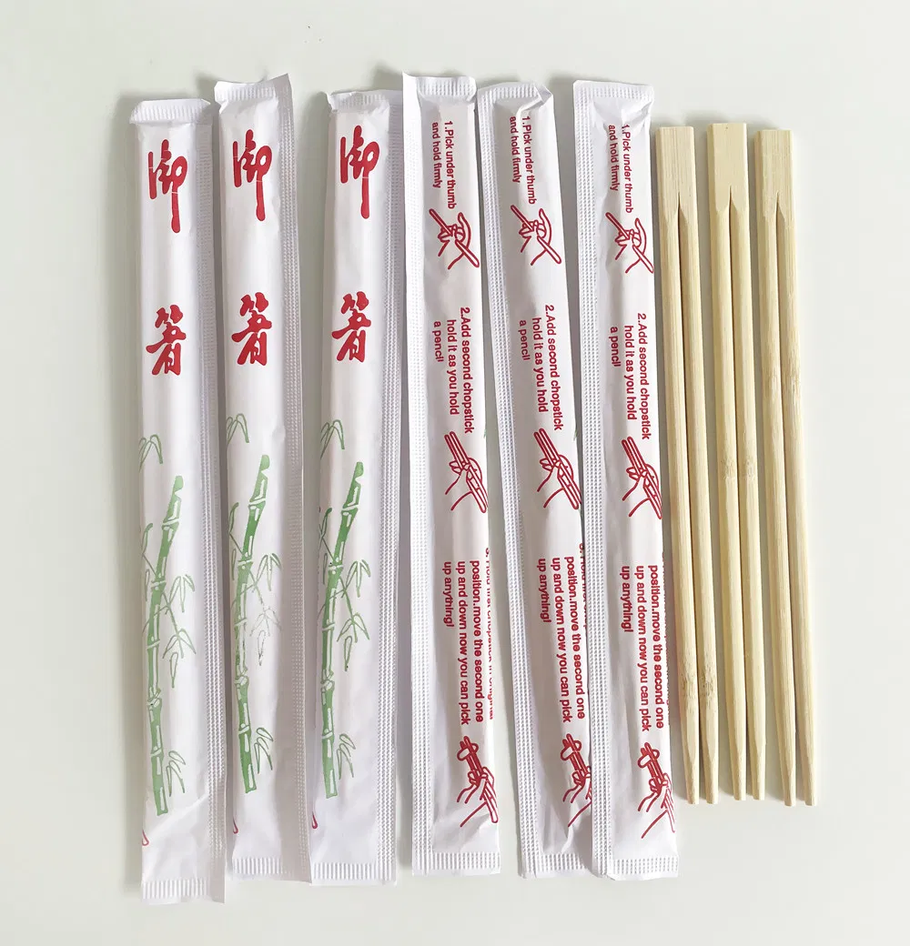 Hot Seller Custom Logo Printed Reusable Paper Packaging Chopsticks