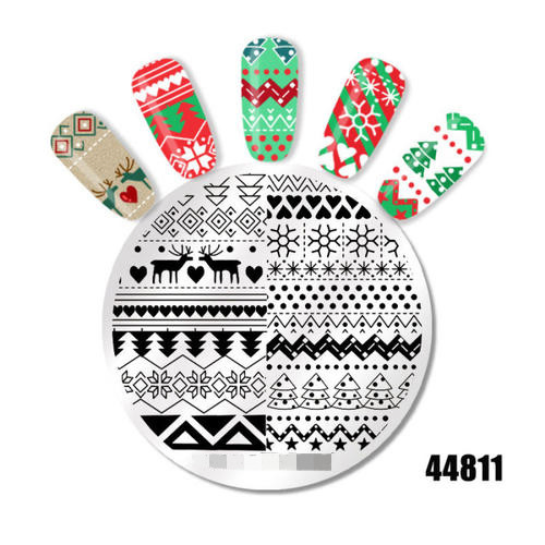 Nail Art Stamp Stamping Template Image Plates