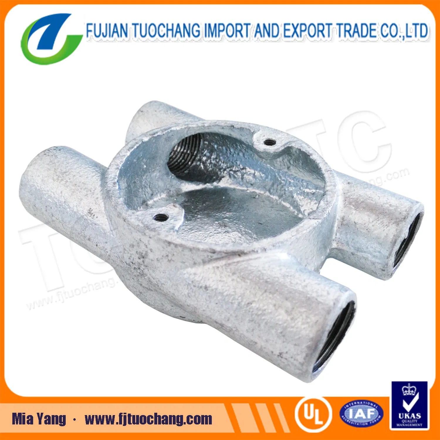 Die-Casting BS Fittings Aluminum Conduit Box