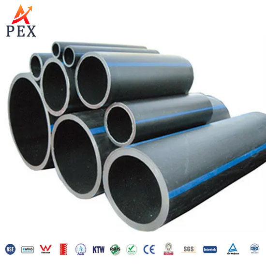 Трубы и фитинги HDPE черные 63*3.8 мм для водоснабжения