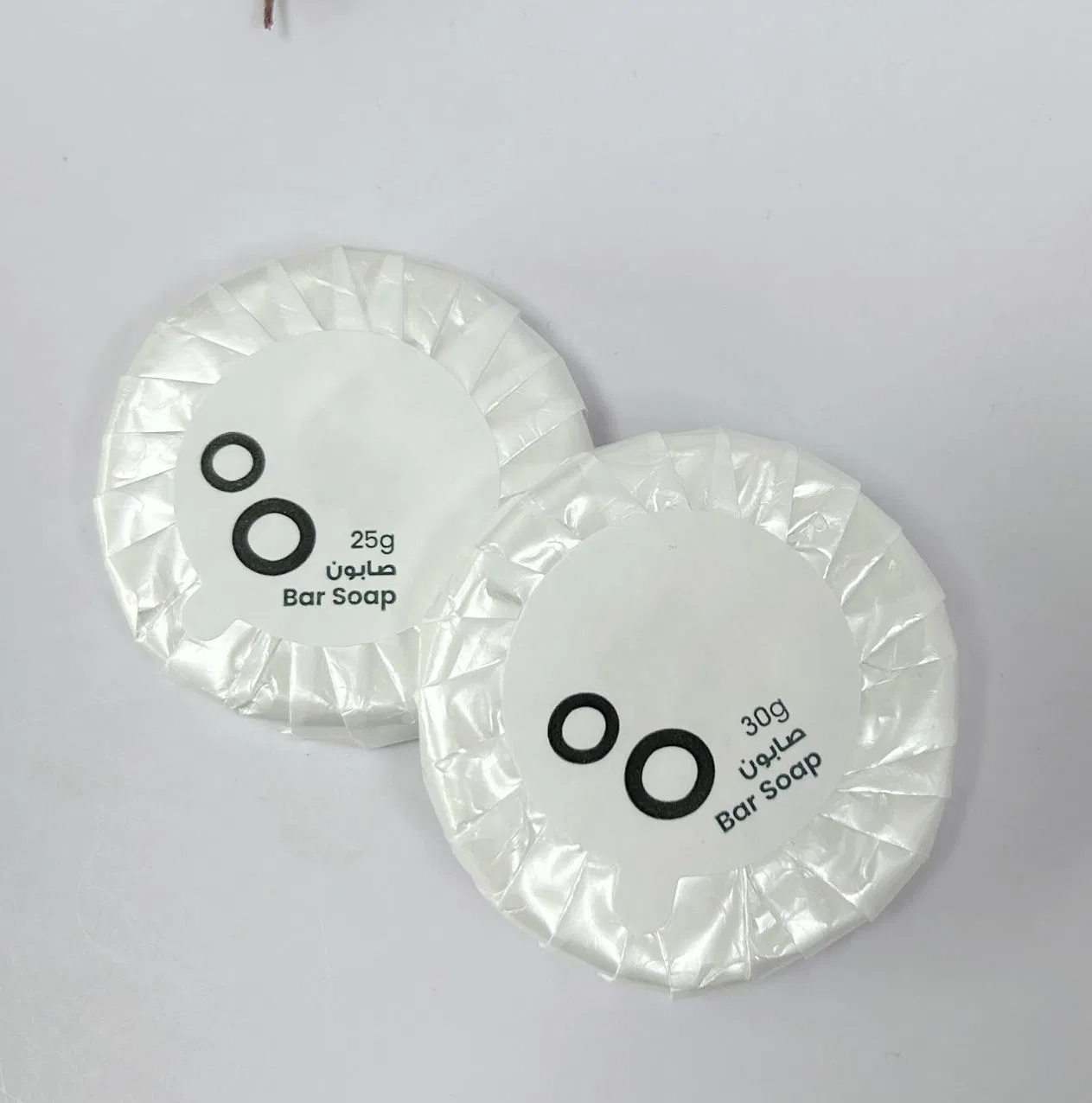 15g 25g 30g Bar Soap Pearlized Film Pleated Wrapping Soap for Hotel