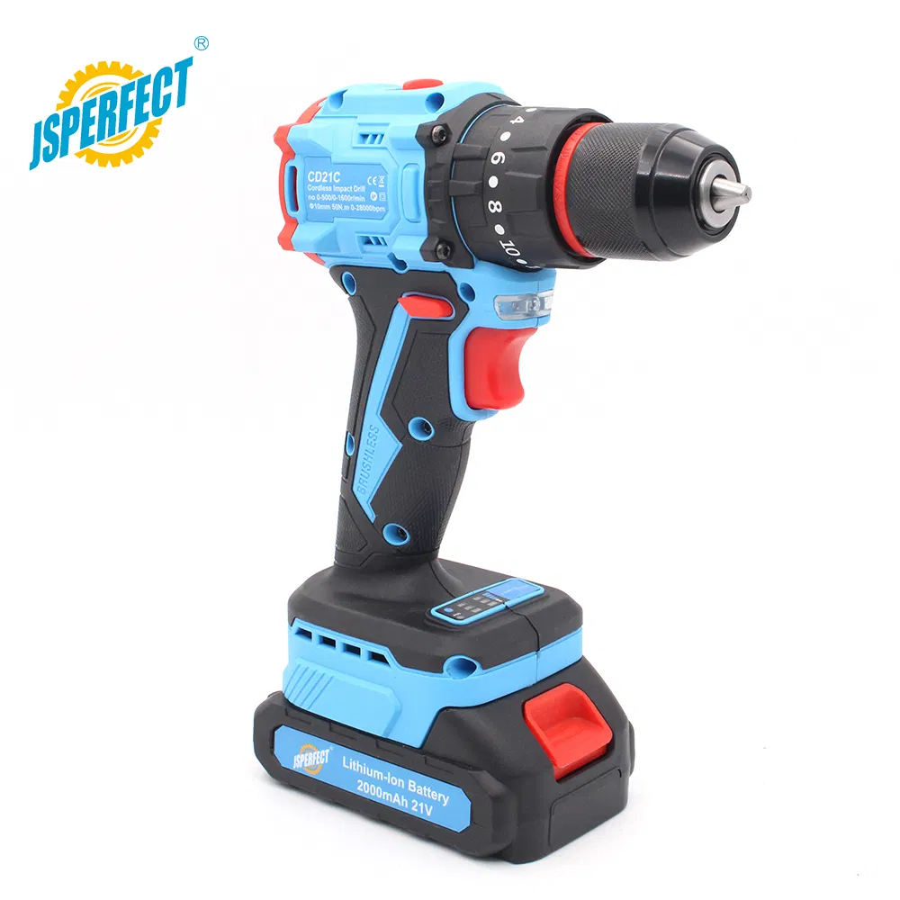 Беспроводная дрель-шуруповерт 13мм с бесщеточным мотором