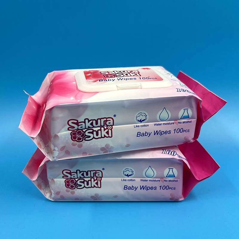 100 Pieces Wholesale Alcohol-Free High Quality Baby Wipes