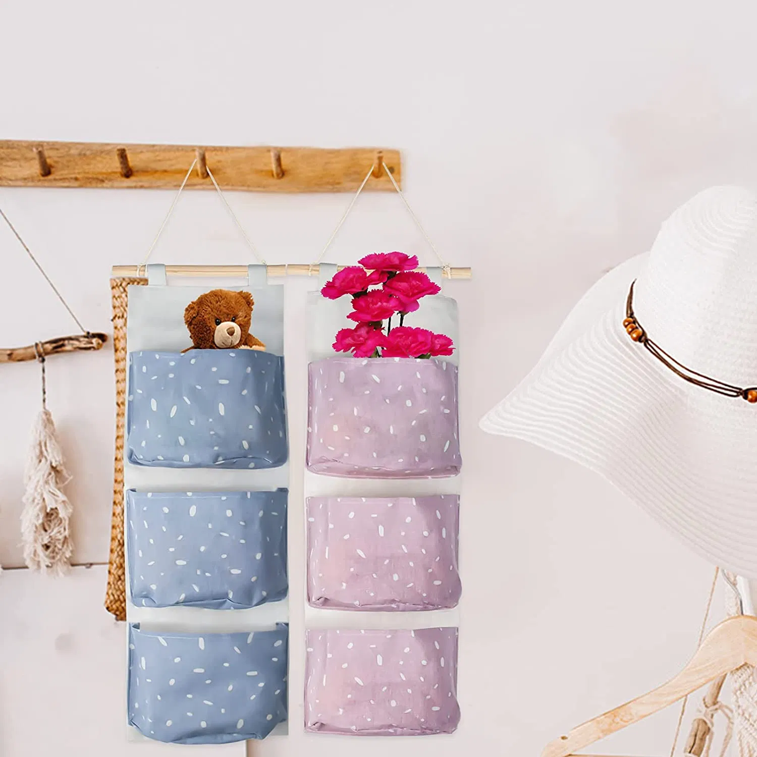 3PCS Over The Door Storage Bag