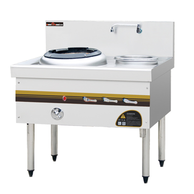 Stainless Steel Kitchen Woks Cooking Burner Gas Stove for Restaurant