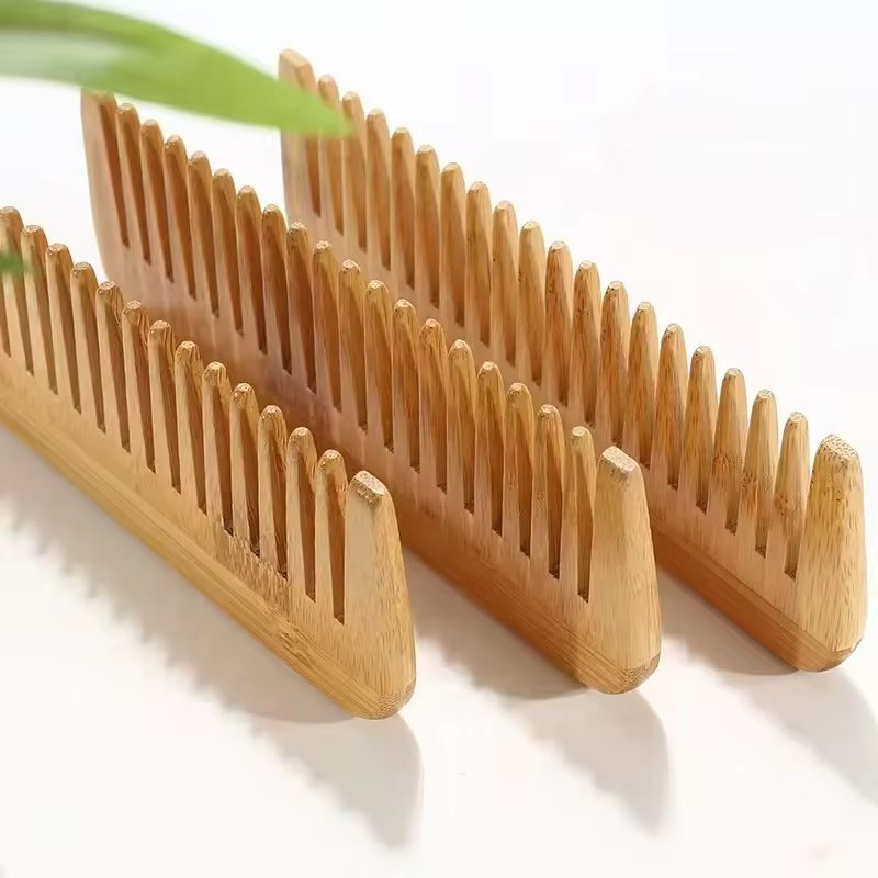 Bamboo Hair Comb Accept Customized