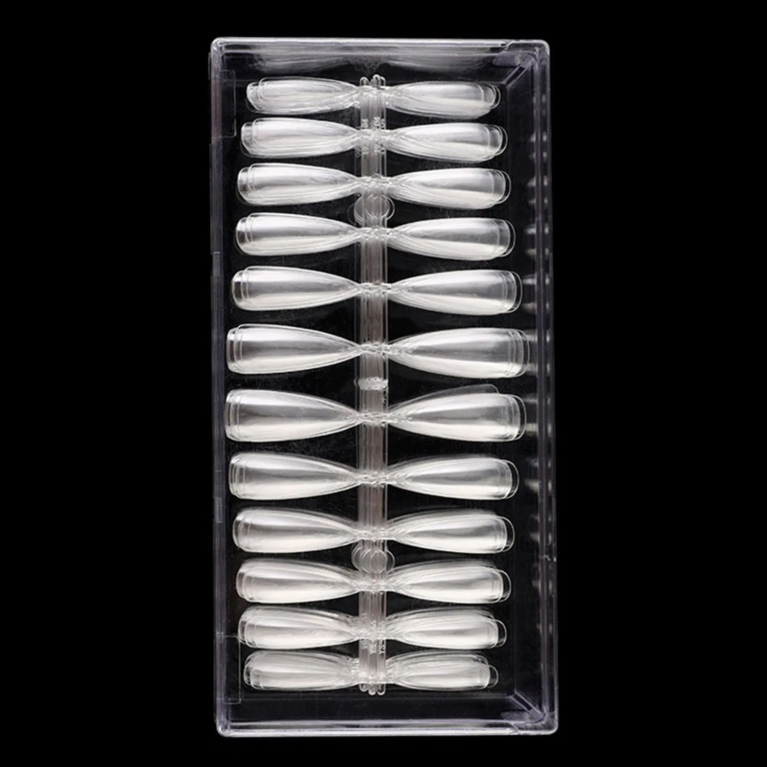 Long False Nails Tips Manicure Artificial White Transparent Full Cover Tips