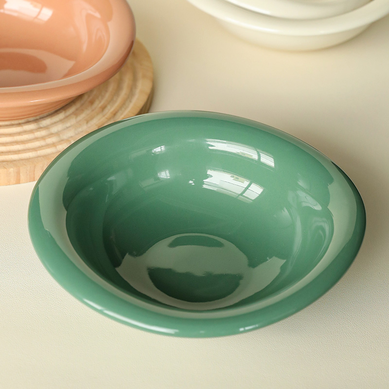 Creative Household Restaurant Multiple Color 8 Inch Ceramic Pasta Spaghetti Bowl
