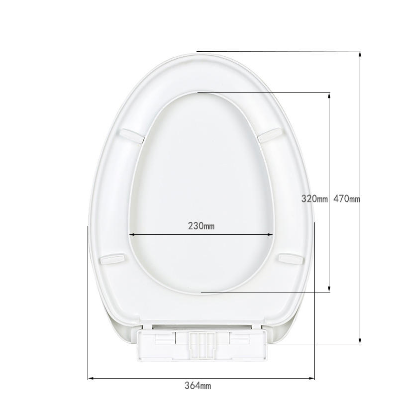 European Standard Good Quality Soft Close PP Plastic Toilet Seat Cover for Bathroom