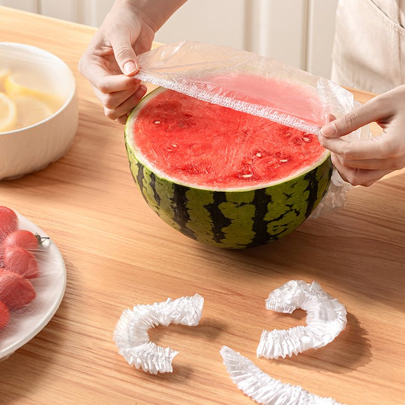 Reusable Elastic Plastic Disposable Food Storage Lids Fresh-Keeping Covers for Bowls Dinnerware Tableware-Bottle Caps & Closures