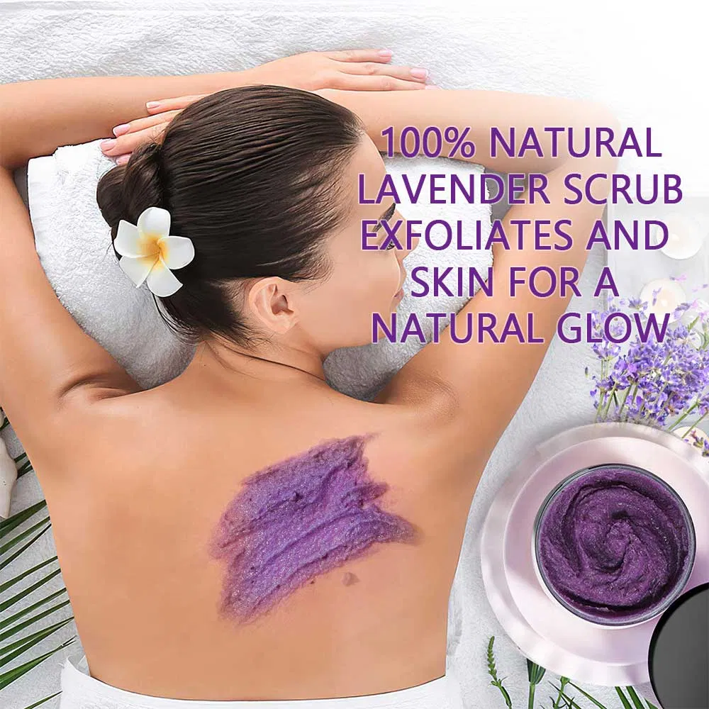 Hydrating and Nourishing Lavender Oil Body Scrub for Acne Prone