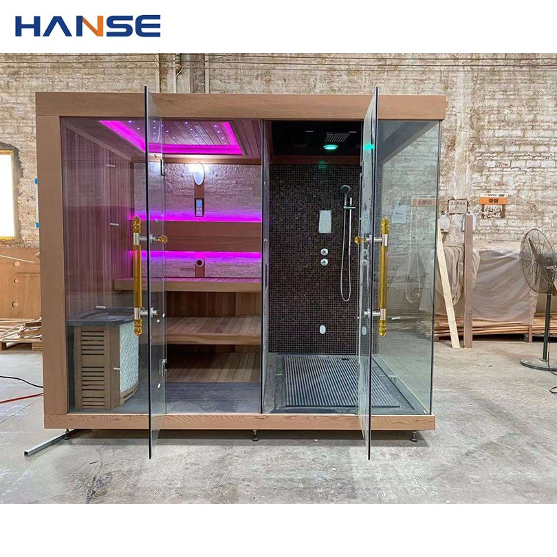 Hanse Good Price Big Size Shower Room Healthy Steam Room Bathroom Sauna Shower Room