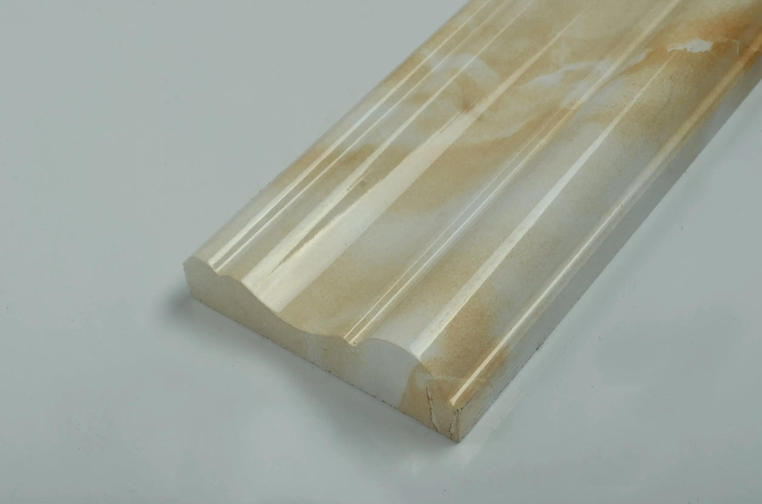 Wall Decoration White Line Stone Tile with 800*20~200mm