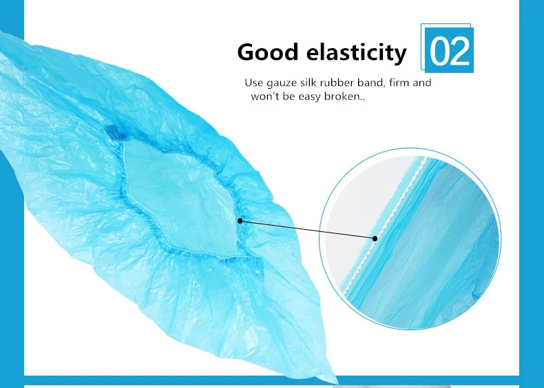 Disposable Factory Plastic PE CPE Home Worker Use Shoe Cover