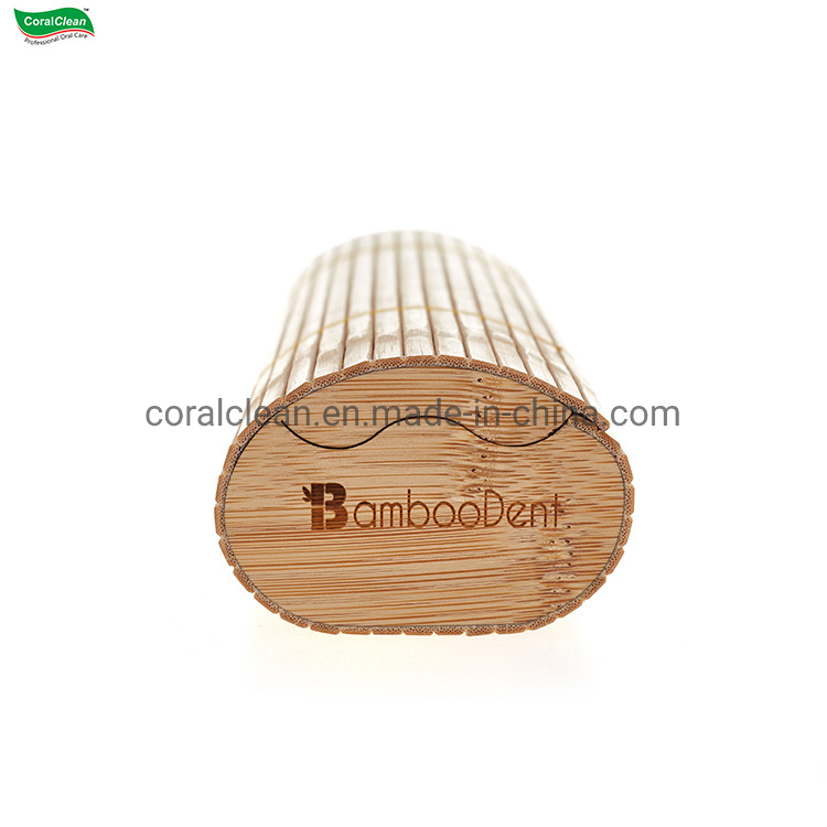 Natural Eco Friendly Travel Bamboo Tube Stand Cover Bamboo Toothbrush Cover Case