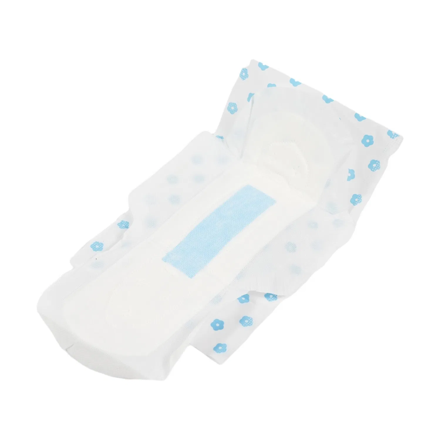 Women Cotton Sanitary Napkin Pad with Secure Adhesive Strips