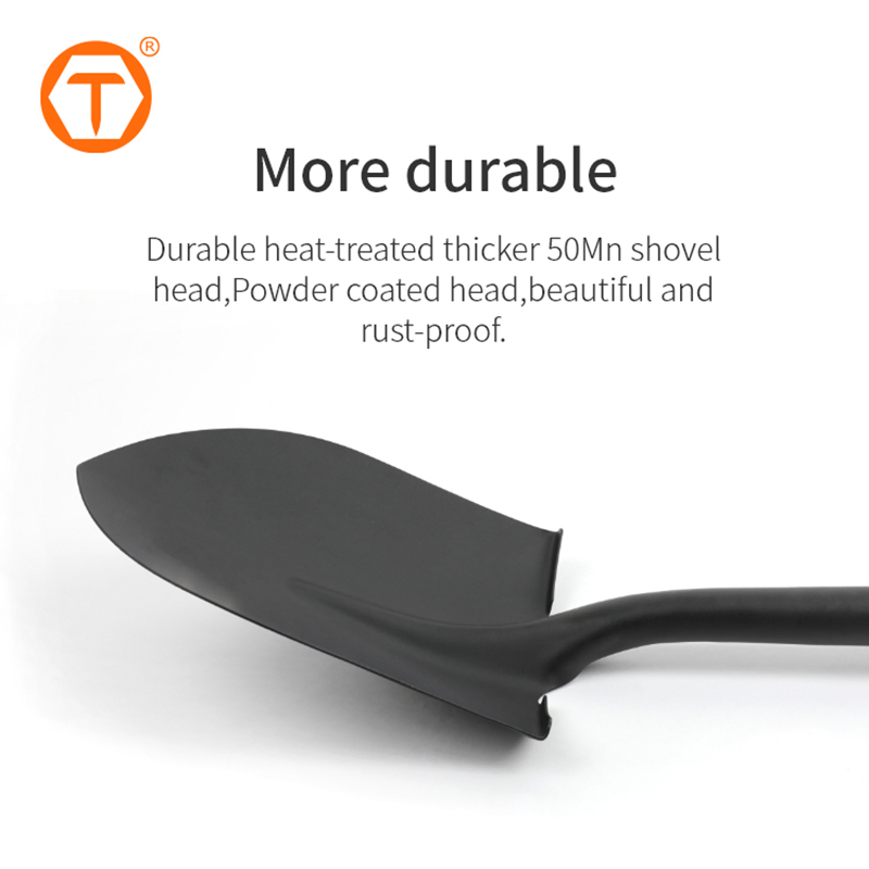 Iron Digging Shovel Head Metal Spade Shovel with Long Handled
