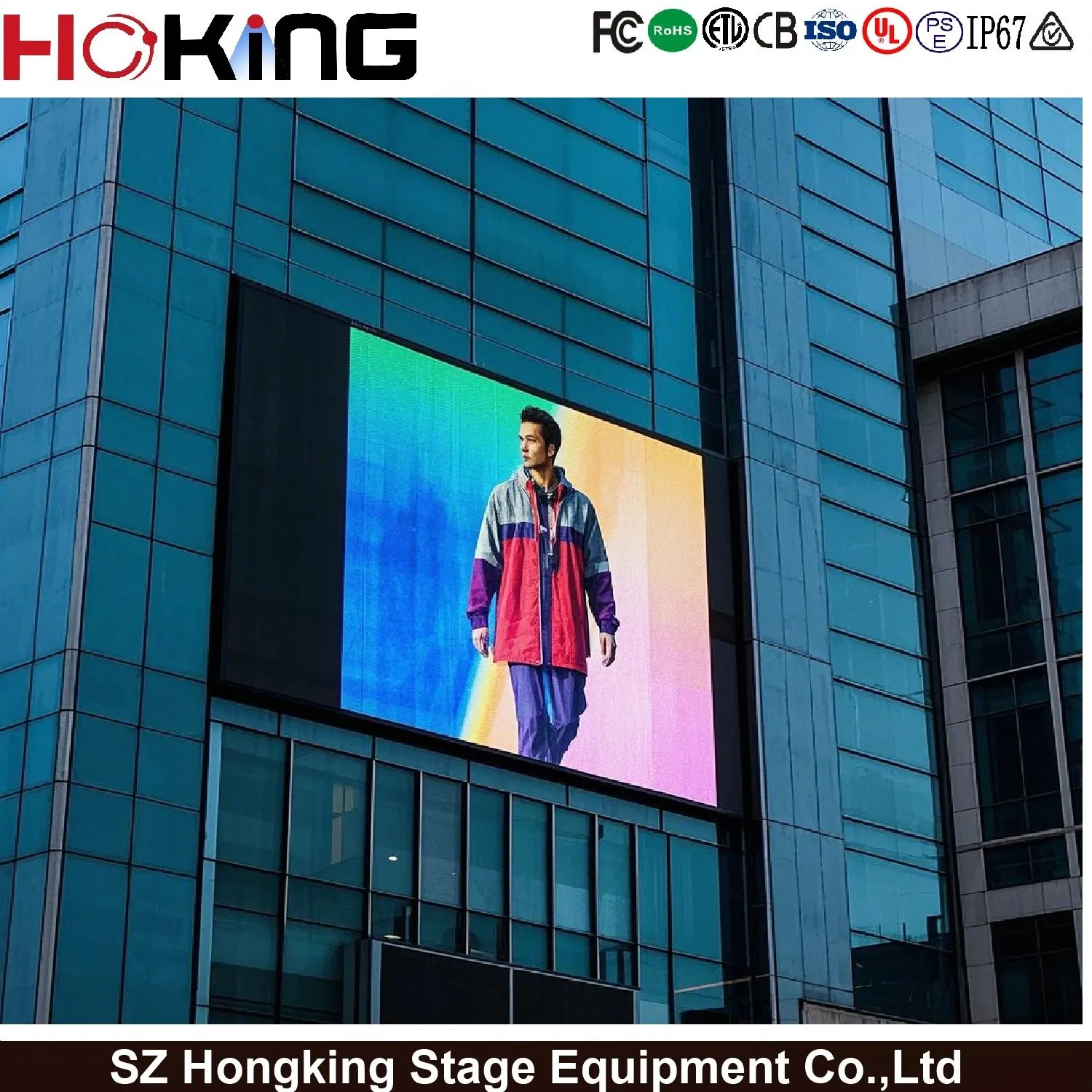 Full Color Video Outdoor Wall Mounted Waterproof LED Display Billboard