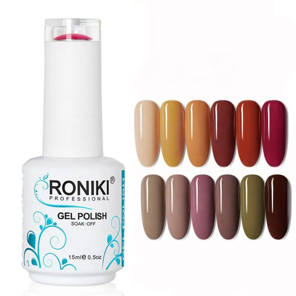 Wholesale Supplies Nail Polish 15ml OEM Logo Nail Gel Set Kit UV Nail Polish