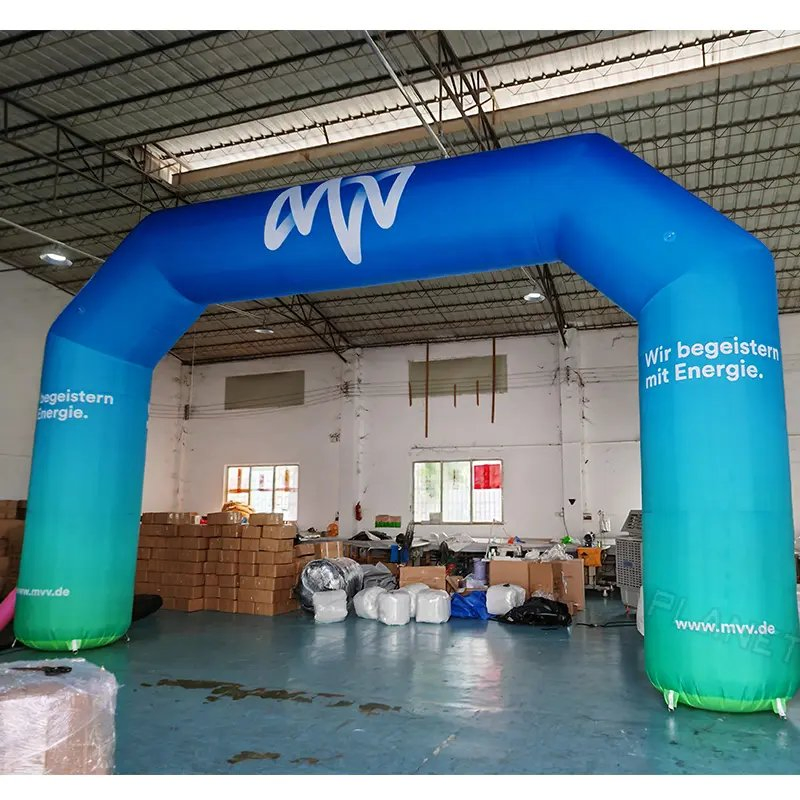 Outdoor Event Advertising Entrance Inflatable Arch Gate Inflatable Running Start Finish Line Archway