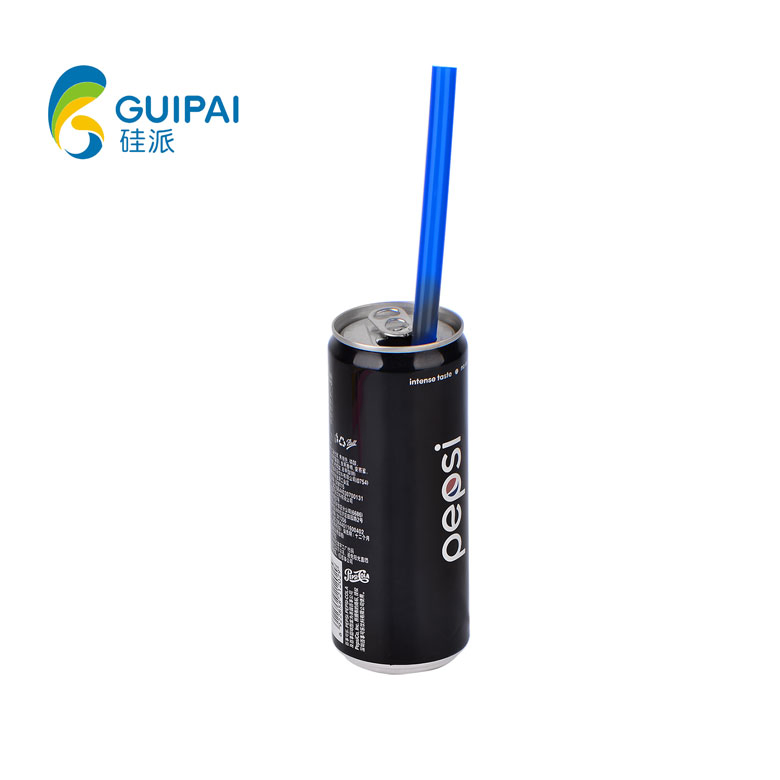 Reusable Silicone Collapsible Straight Drinking Straws