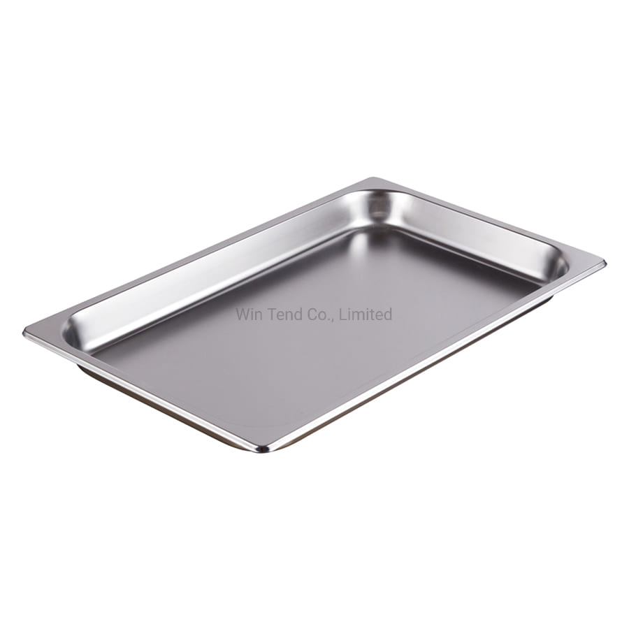 Kitchen Equipment Us Style Stainless Steel 304 Gastronorm Pan with Lid