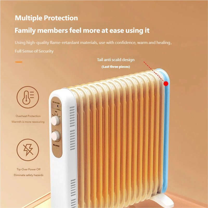 Efficient Abeite Electric Oil Heater 17 Heating Plate for Clothes Babies and Mothers