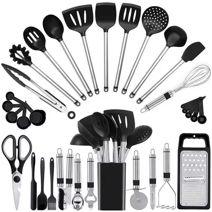Professional Manufacturers Baking Tools Nonstick Utensilios De Cozinha De Silicone Hotel Kitchen Cooking Utensils