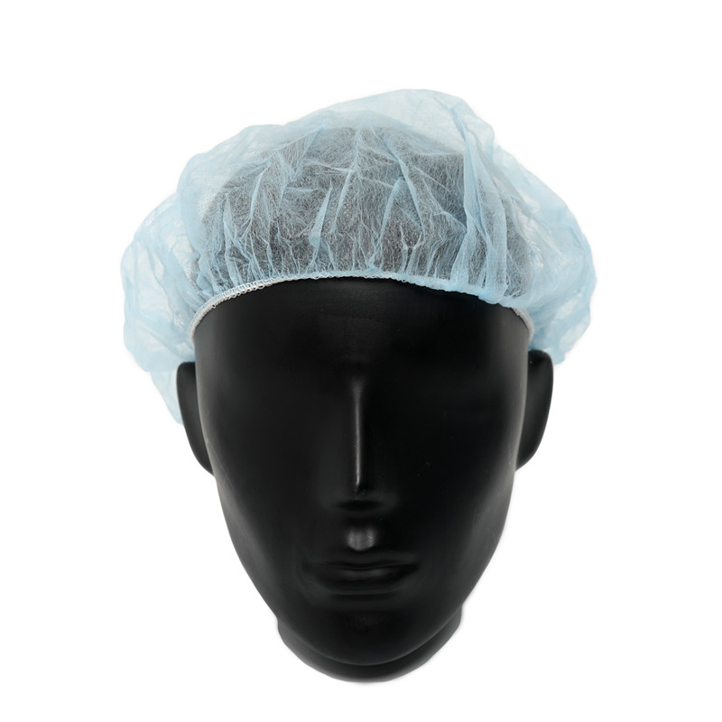 Low Price High Quality Disposable Non Woven Clip Cap / Mob Cap with Single Elastic