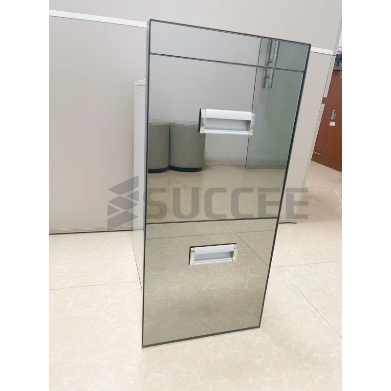 Kitchen Cabinet 2×15L Built-in Rice Dispenser: Pull-out Design, Airtight & Pest-Proof