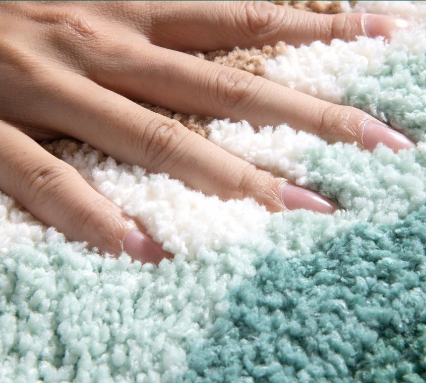 Microfiber Bathroom Rugs Absorbent Soft Shaggy Carpet Floor Mats