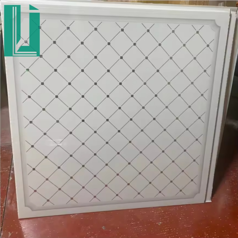 PVC Ceiling Panels, PVC Square-Shaped, Modern, Heat-Resistant, Waterproof