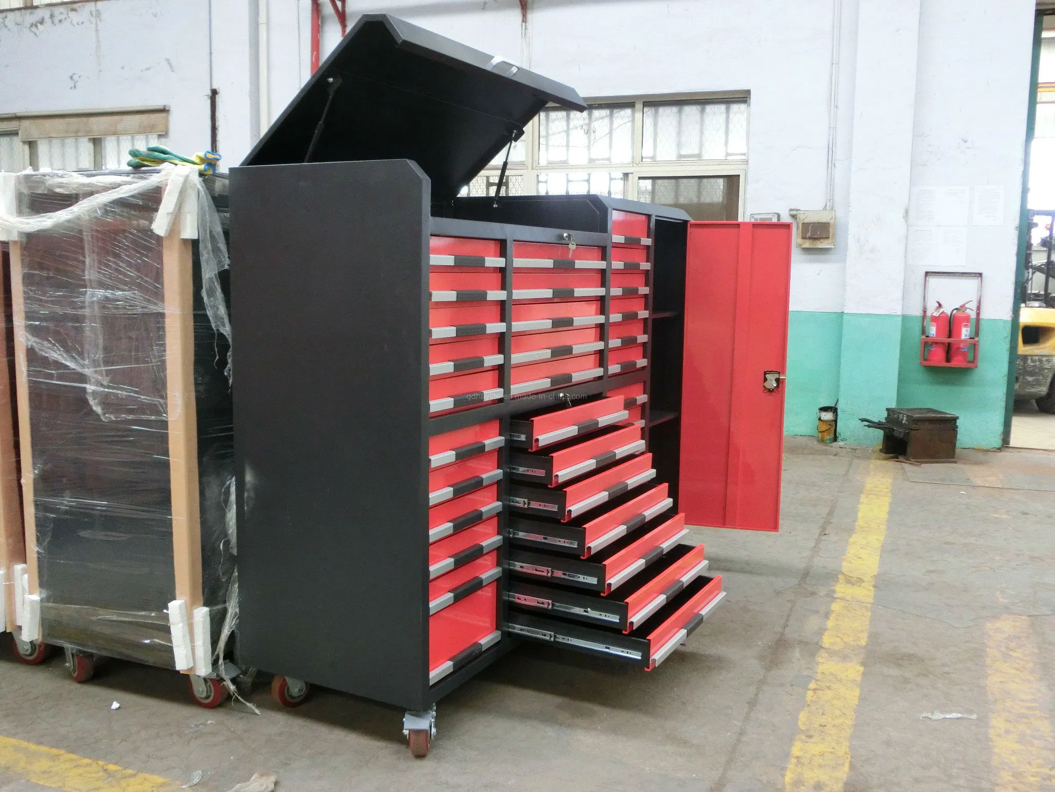 Mobile 72" Tool Box Garage Storage Cabinet with Caster
