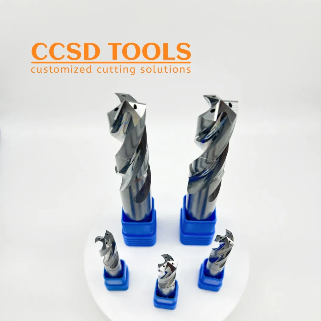 3f/2f Maching Drills for Aluminum Inner Coolant Drilling Tools Step Drill Bits