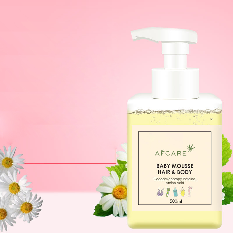 OEM Organic Rose Peppermint Oil Sulfate Free Hydration and Refreshing Body Wash