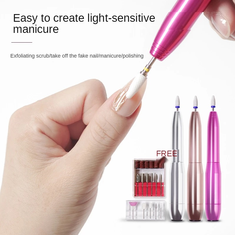 20000rpm Electric Brushless Portable Manicure Pedicure Nail Drill Polisher Nail Machine